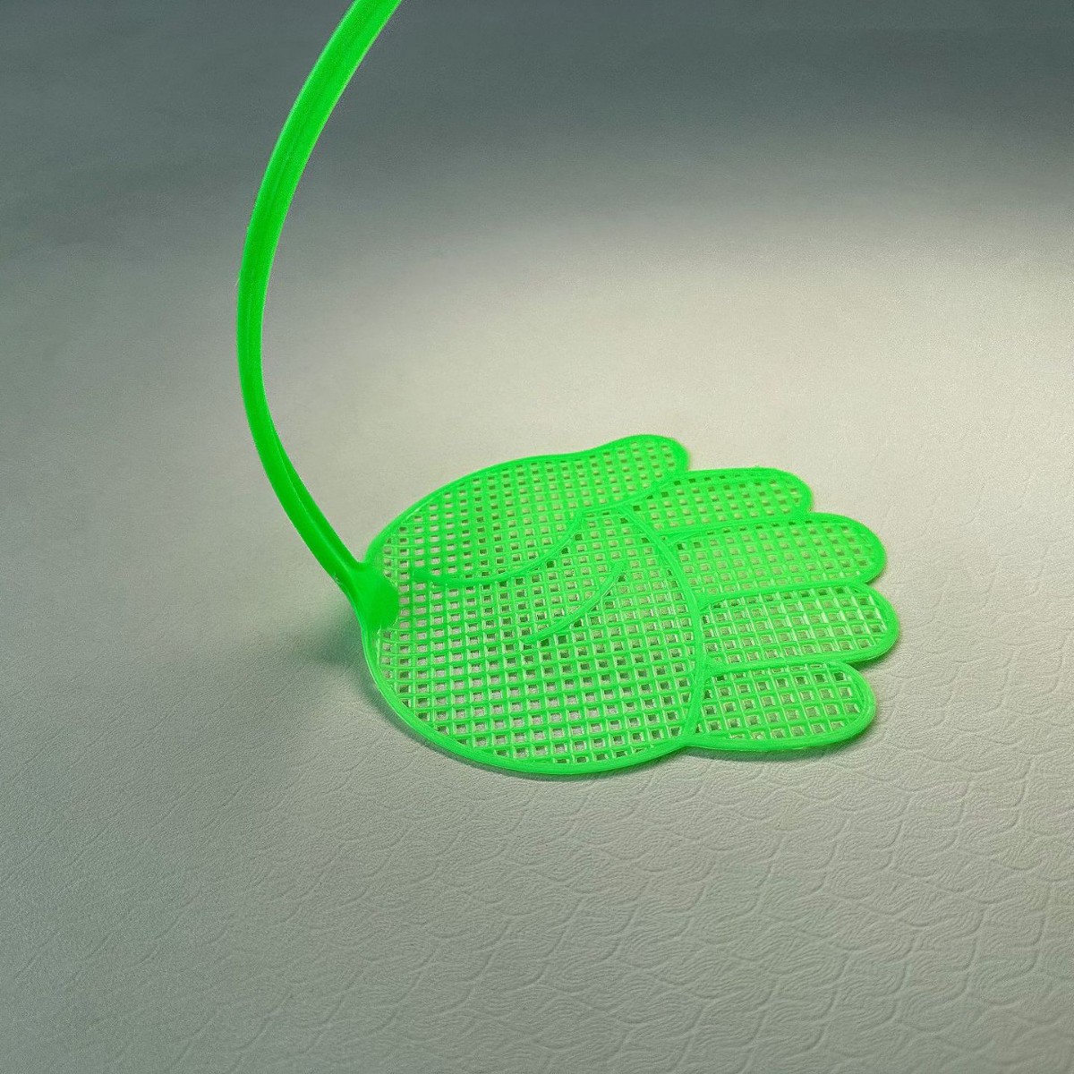 New Plastic Palm-Shaped Fly Swatter, Summer Mosquito Repellent Fly Swatter, Household Swatter, Non-Breakable, Cooked Rubber Mosquito Swatter