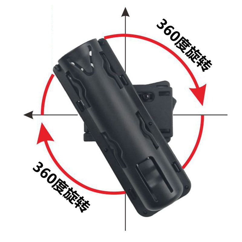 Тактический светильник с быстросъемным чехлом, 360-градусный поворотный чехол