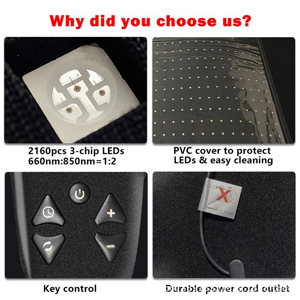 New Yoga Mat 1.8m Physiotherapy Red Light Plus Infrared Easy to Carry Yoga First