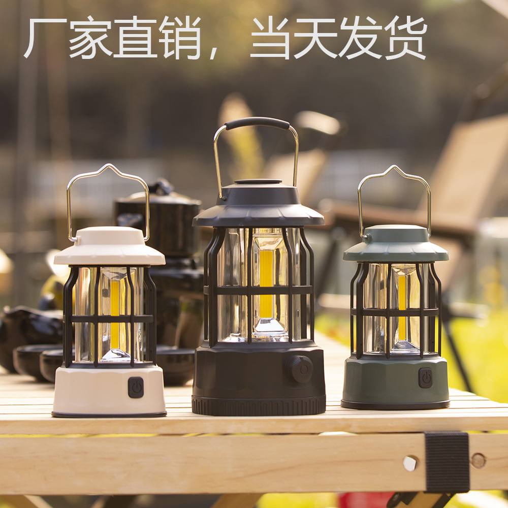 New Outdoor Camping Lamp Atmosphere Camping Lamp Tent Lamp Retro Horse Lantern Gift Lamp Lighting Portable Lamp Camp Lamp