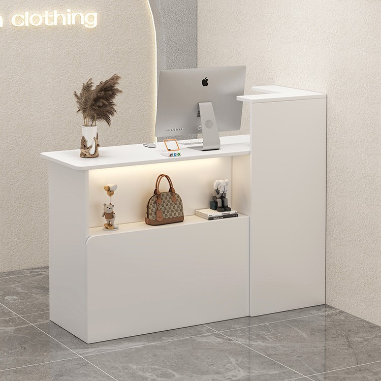 Cashier Counter Simple Modern Small Clothing Store Convenience Store Mother and Baby Store Shop Bar Table Front Desk Reception Desk