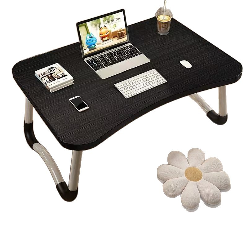 Dropshipping Bed Desk Factory Direct Sales Folding Table Simple Storage Cartoon Picture Custom Dormitory Notebook Study Table