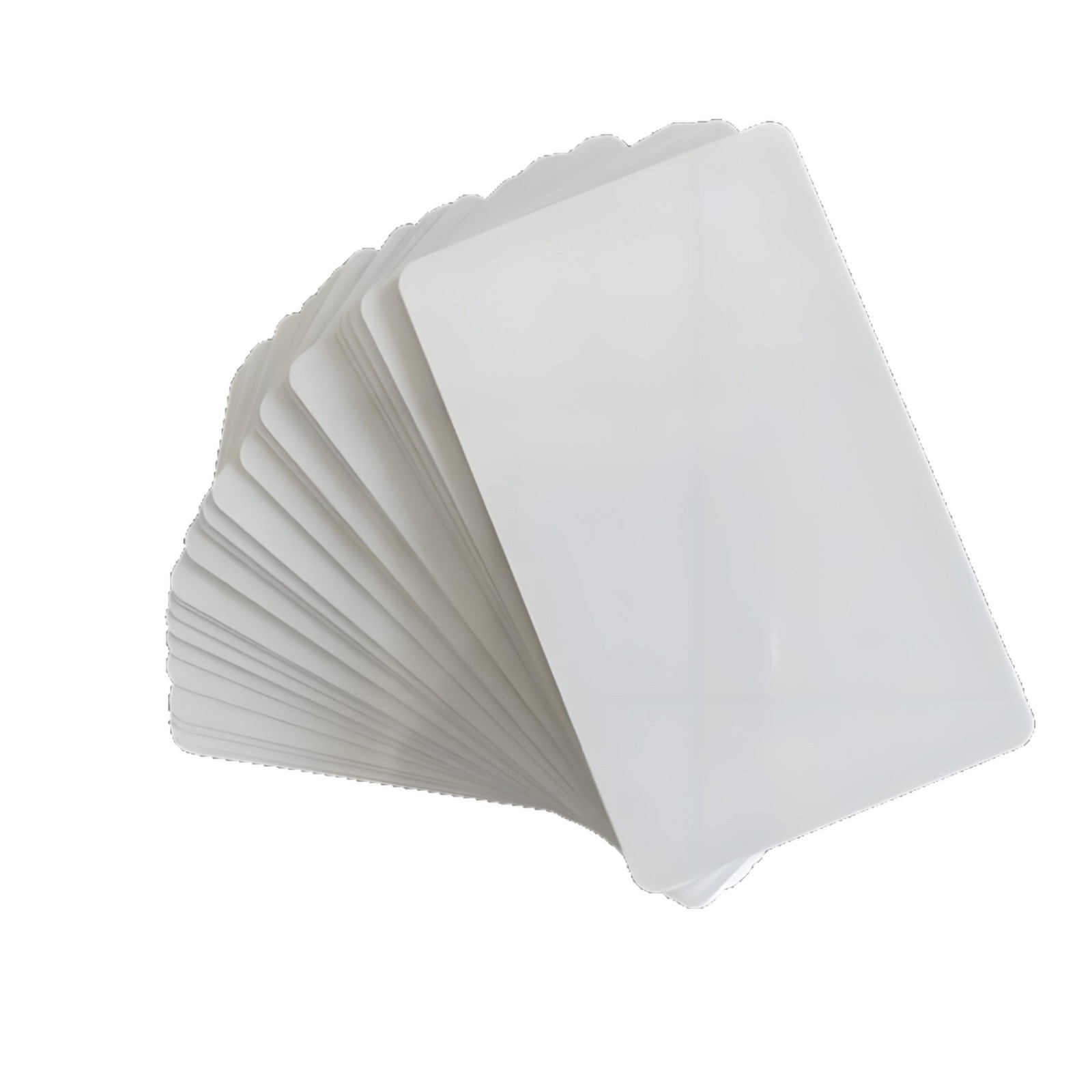 Spot Cr80 Pvc Blank Card Card Coated Pvc White Card Work Permit Uv Printing Ic Inkjet White Card F08