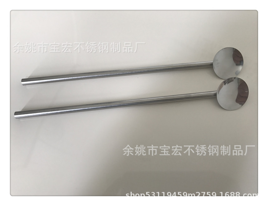 304 Stainless Steel Straw Spoon Beverage Straw Spoon Stirring Stick Coffee Cup Straw Spoon Source Factory Quality Assurance