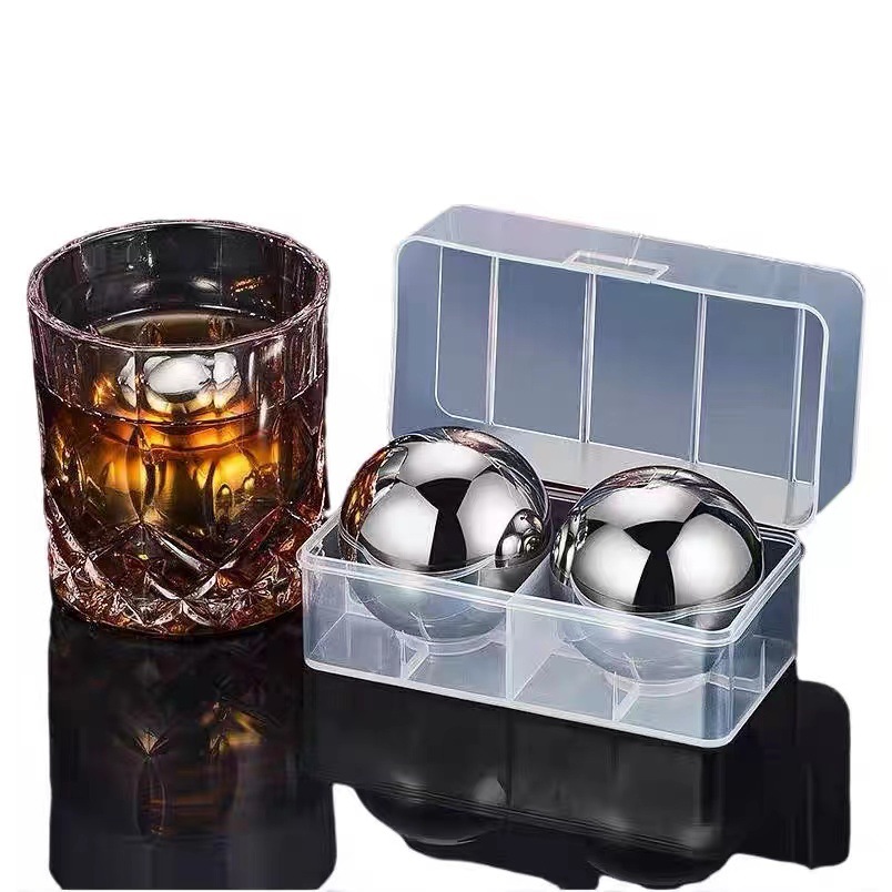 Ball 304 Stainless Steel Ice Cube Wine Ice Grain Whiskey Ice Grain Ice Wine Stone Whiskey Wine Ice Wine Stone