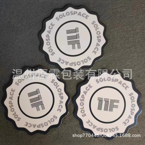 Advertising special paper coaster thickened disposable absorbent paper coaster bar coaster hotel coaster free design