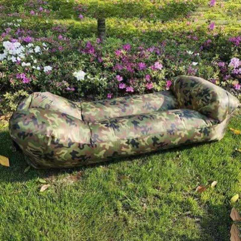 Spring Outing, Summer Camping Music Festival, Single Outdoor Automatic Camping Portable Thickened Picnic Inflatable Sofa Tear-Proof