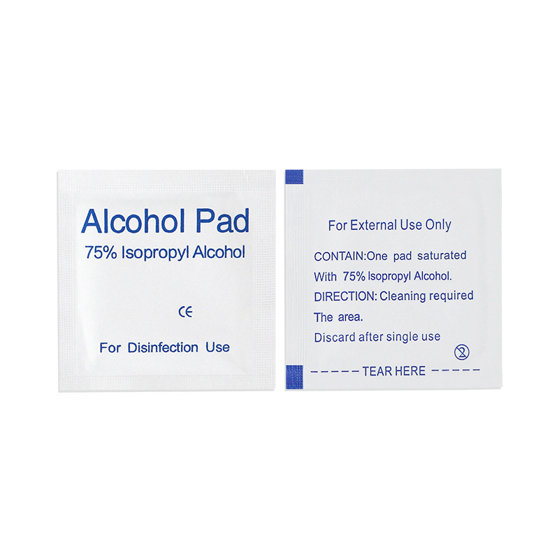 Disposable alcohol cotton 75 degree cleaning wipe clean nail jewelry tableware mobile phone screen poison alcohol Cotton