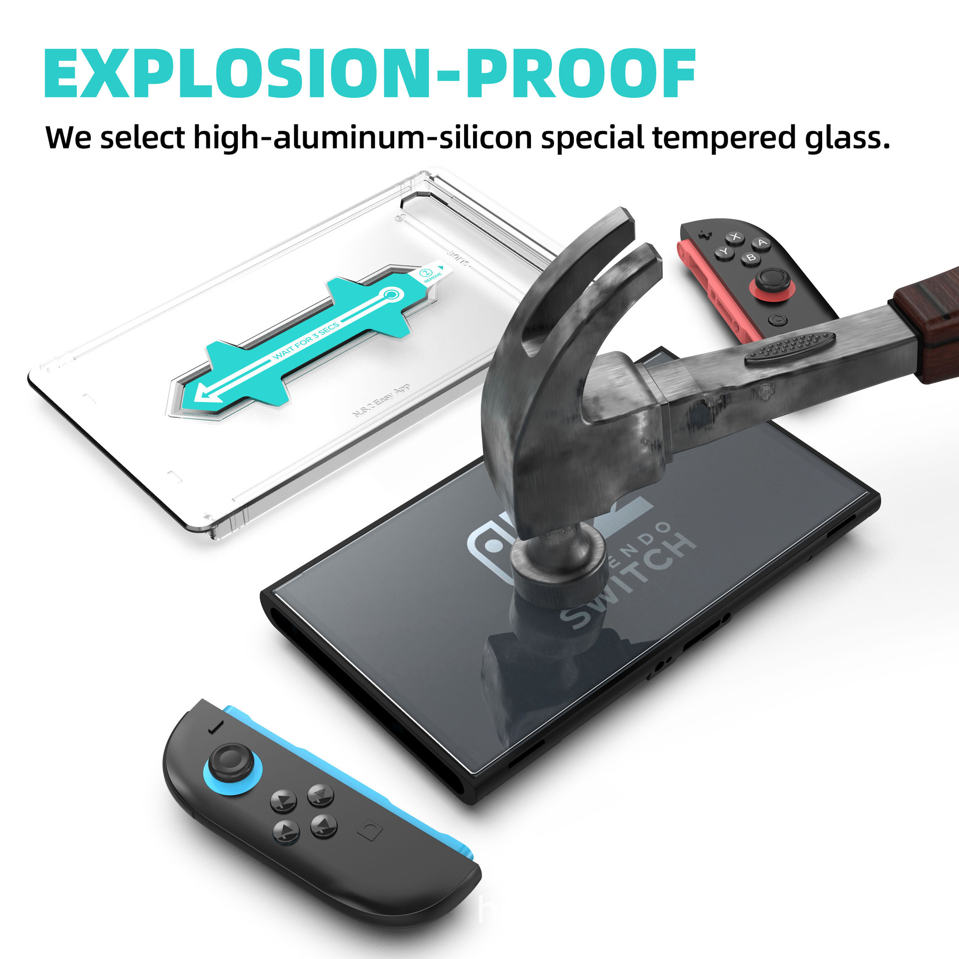 Suitable for Nintendo Switch Tempered Film Dust-Free Warehouse Ns2 Screen Ar Anti-Reflective Sticker Accessories Oled Protective Film