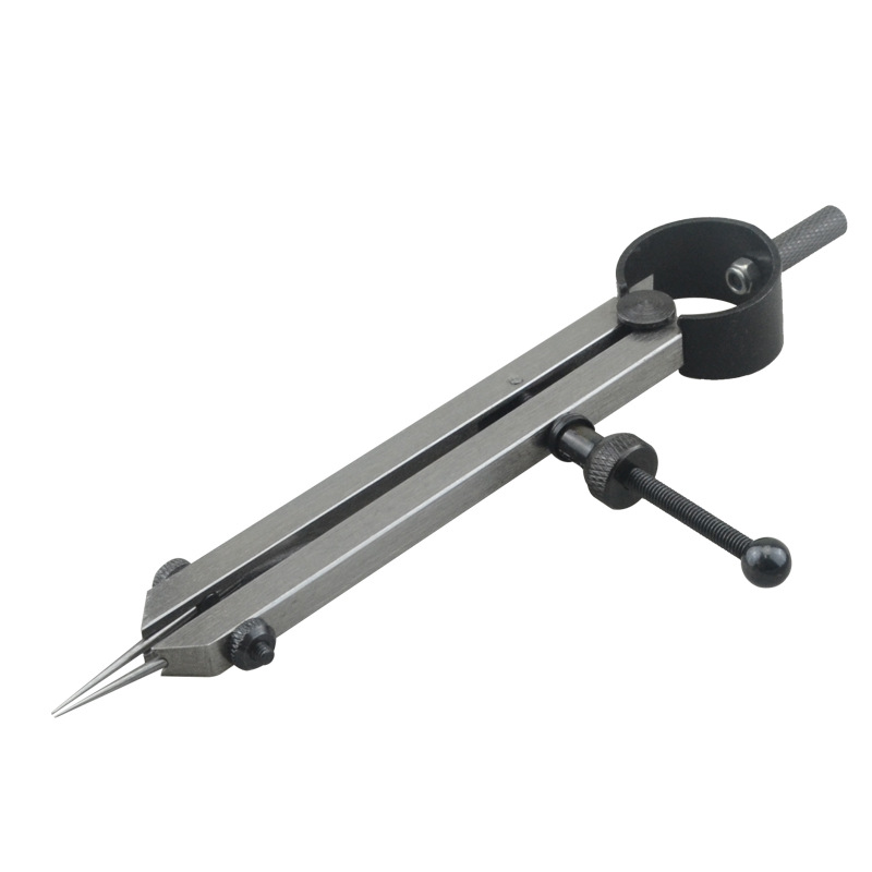 Magtoto Manweight Marking Rule Square Leg Spring with Needle Marking Rule Spring Card Rule Adjustable Steel Plate Marker