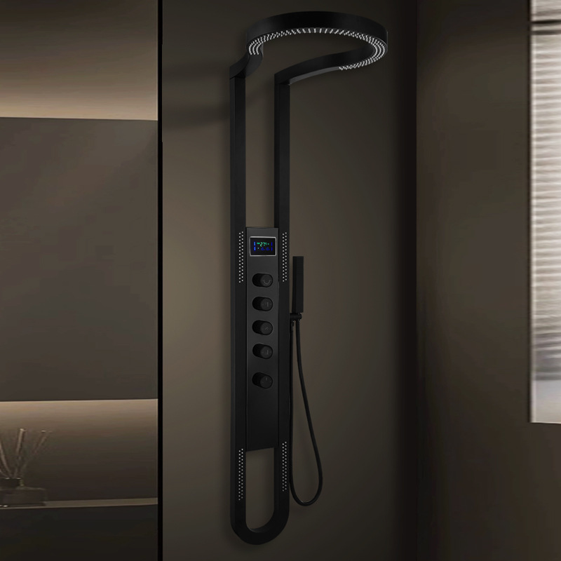 Торговля за границей новый кольцевой большой кольцо небесный купол водопад душ экран для душа