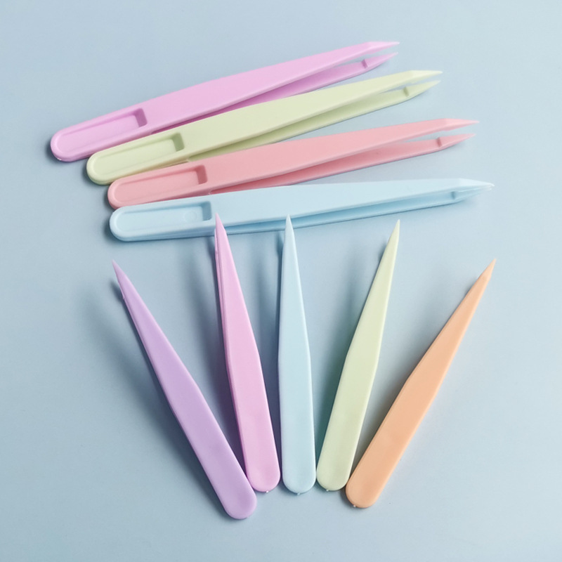 Diamond Painting Pointed Tweezers 6/8/11cm Tweezers Manicure Tweezers False Eyelash Tweezers Plastic Tweezers Can Be Customized with Logo
