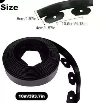 Cross-Border Quality Fencing, Greenery Isolation Belt, Soil Board, Lawn Root Barrier, Park Grass Barrier, L-Shaped Garden Edge