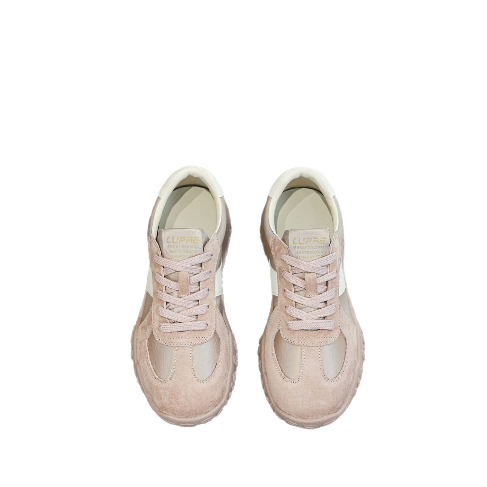 Small Height 7cm Leather Non-slip All-match German Training Shoes New Shoes Women's Soft Sole Women's Shoes 56002