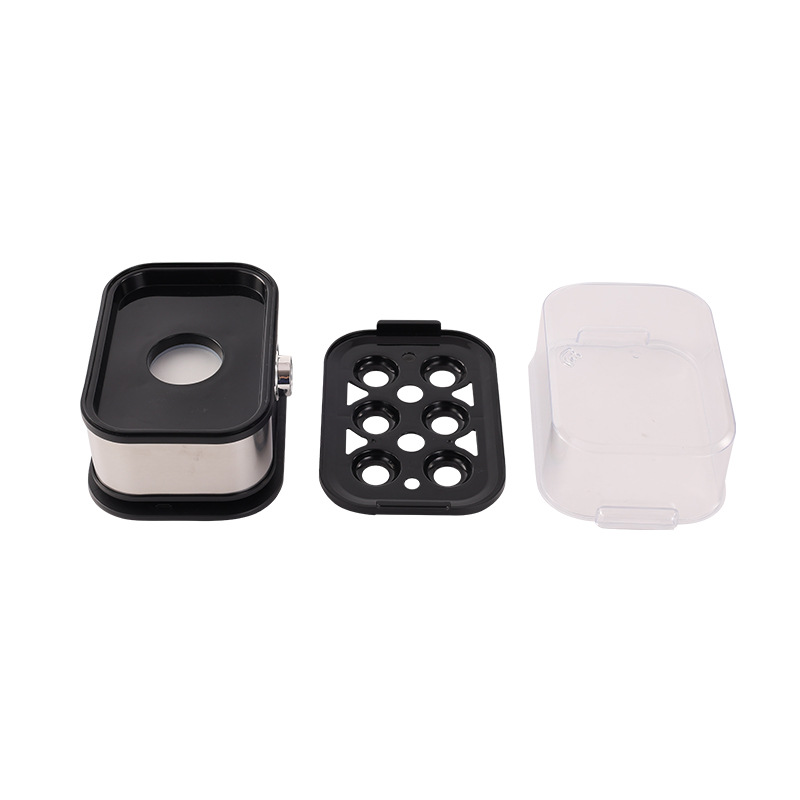 Stainless Steel Egg Boiler Small Mini Portable Egg Boiler Kitchen Egg Steamer Household Breakfast Machine Multifunctional Egg Boiling Machine