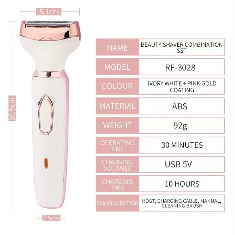 Electric Female Shaver, Private Care for Women, All-In-One Armpit Armpit Hair Private Pubic Hair Trimmer, Shaving