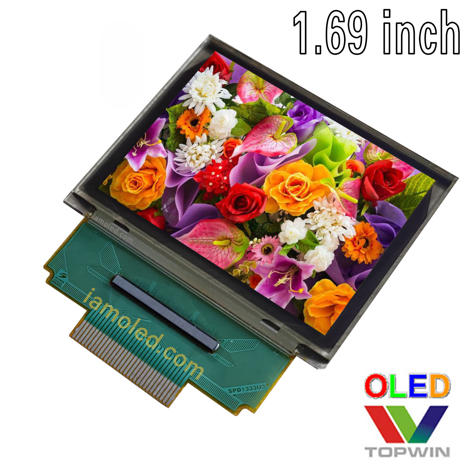 1.69inch Colorful Oled Lcd Display Ug-6028Gdeff01 Topwin New Driver 30 Feet