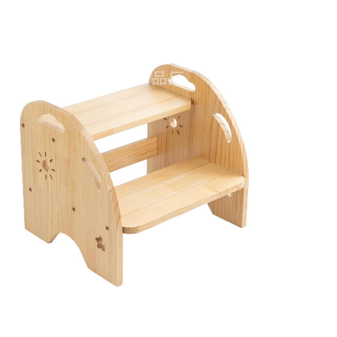 Wooden Children's Foot Stool Double-Layer Baby Step Stool Wash Step Stool Bathroom Foot Toilet Stool Climbing Stool