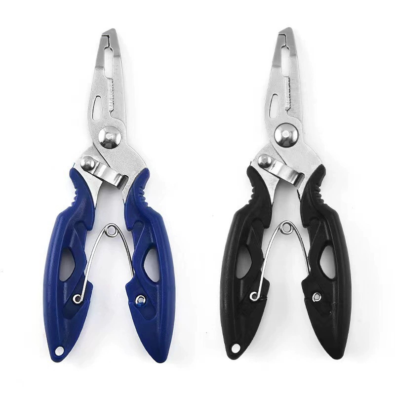 Portable Fish Control Tool Stainless Steel Scissors for Cutting Pe Fishing Line, Powerful Ring Cutter, Fishing Scissors for Unhooking, Multifunctional Lure Pliers