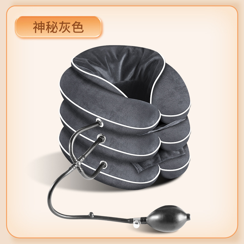 Factory direct cervical vertebra retractor inflatable neck brace home new stretch support a generation of hair