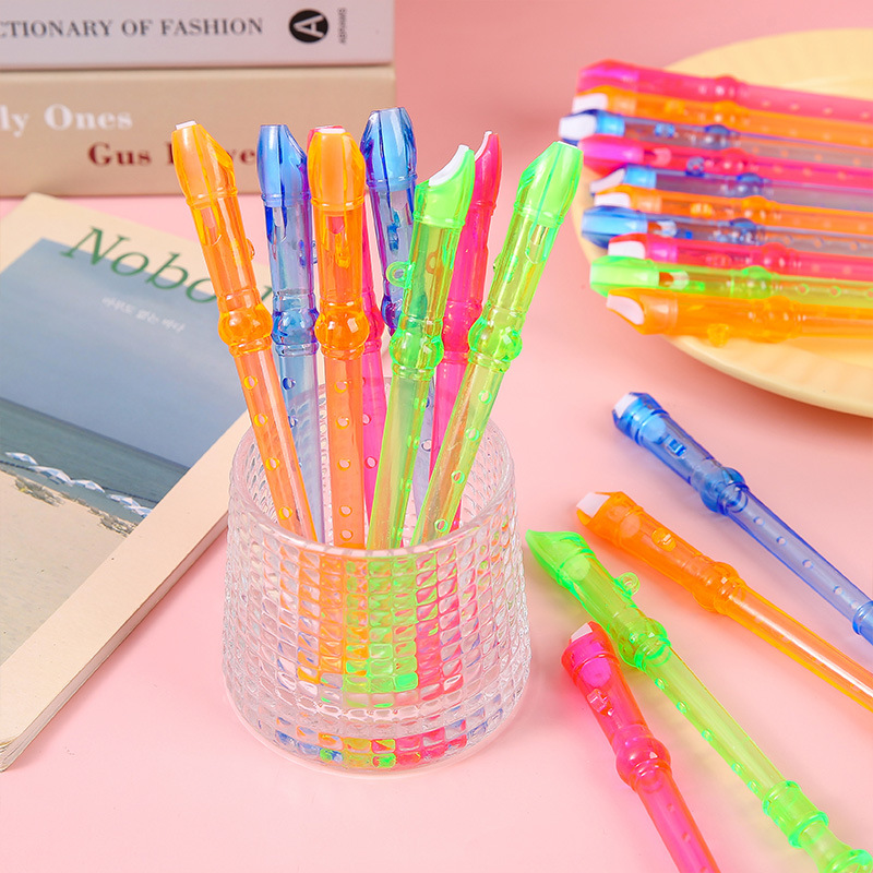 Креативная цветная прозрачная маленькая флейта музыкальный инструмент мини-кларнет оптом