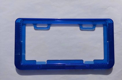 Подходит для рамки номерного знака электромобиля, защитный чехол из отражающего пластика, нержавеющая сталь