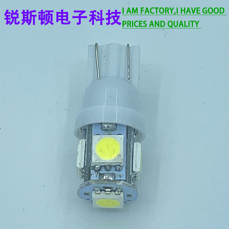 Car bulb T10 5050 5smd 5W5 indicator wide light license plate light motorcycle steering LED 12V car light