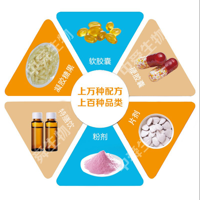 Linolenic Acid Type Edible Vegetable Oil Gel Candy Soft Capsule Oem Soft Capsule Oem Custom Export Cross-Border