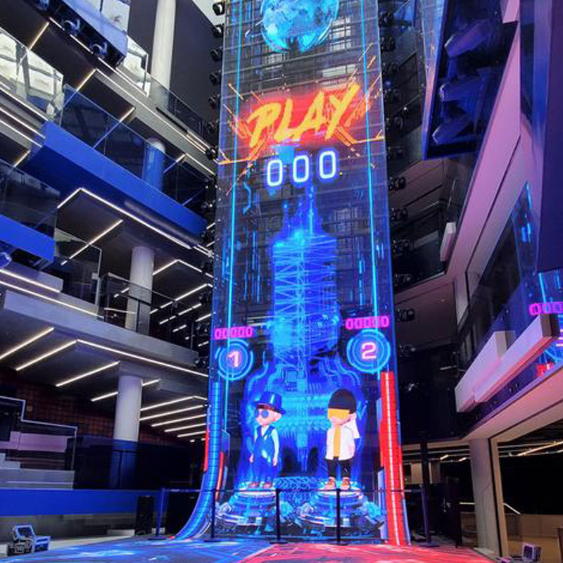 Full-Color Flexible Led Display Indoor Special-Shaped Curved Round Led Screen High-Definition Shopping Mall Advertising Soft Screen Large Screen