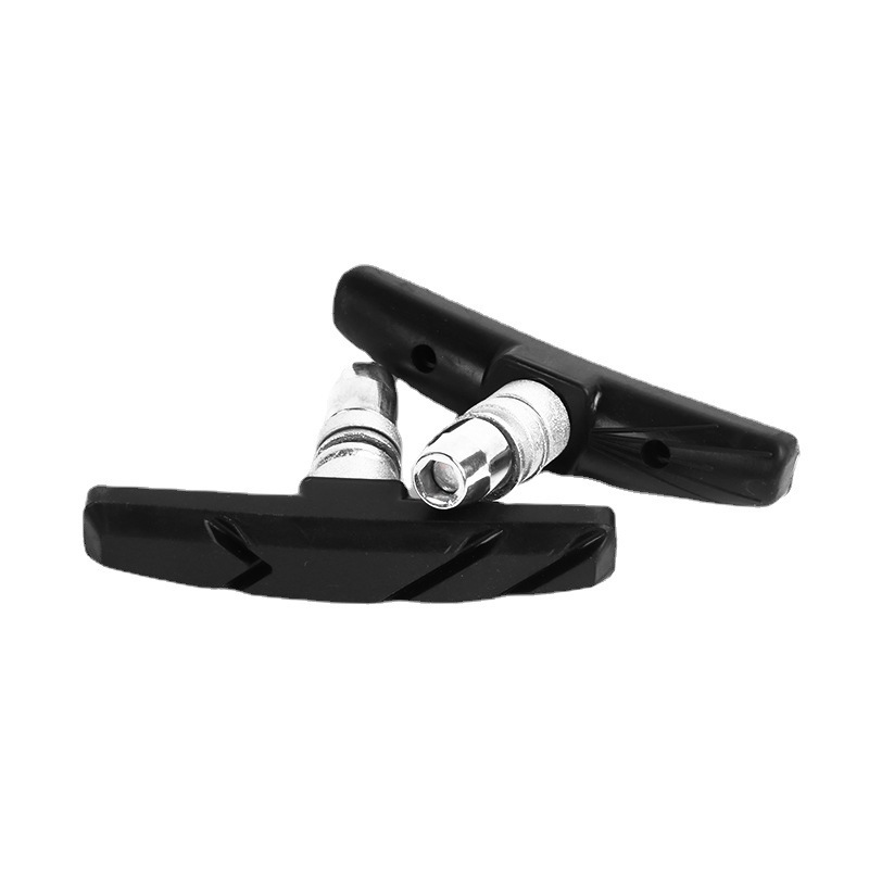 SHUANGJIE mountain bike brake block brake leather brake leather accessories pair price [black]]