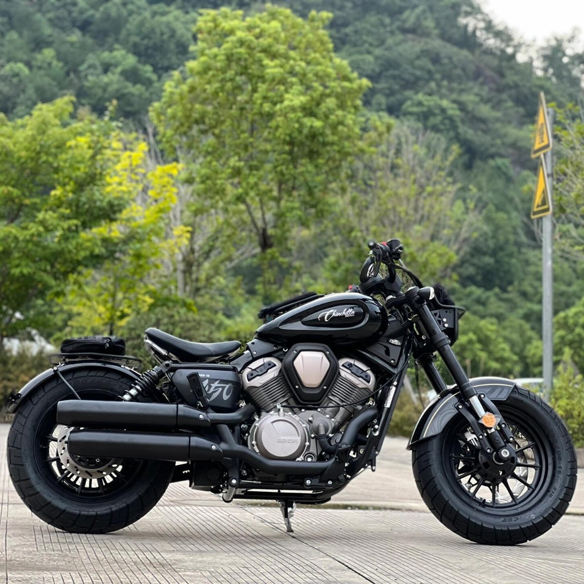 Новый мотоцикл Benda Chinchilla 450 Cruise Prince с водяным охлаждением, V-образный двухцилиндровый, ретро