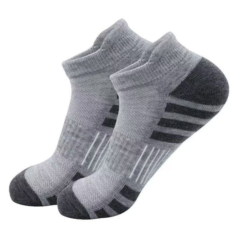 Cross-Border Amazon Color-Blocked Short Socks Spring and Summer Mesh Breathable Sports Socks Casual Versatile Shallow Boat Socks Wholesale