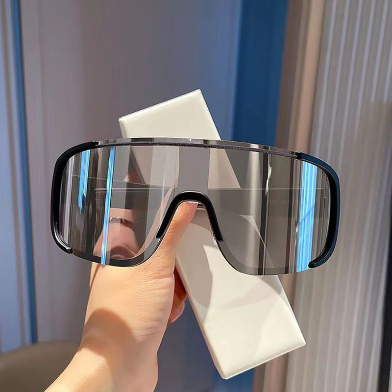 New Fashionable Outdoor Cycling Glasses, Snow Sunglasses, Bicycle Goggles, Large Frame Slimming Sunglasses, Ski Goggles