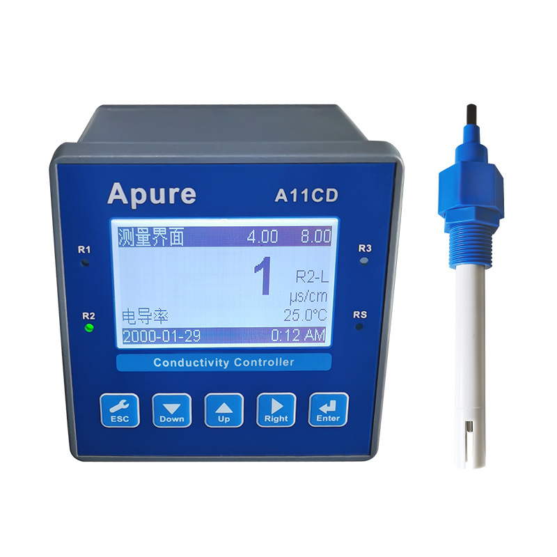 Apure Conductivity Meter A10/A11Cd Industrial Online Conductivity / Resistivity Controller Conductivity Detector