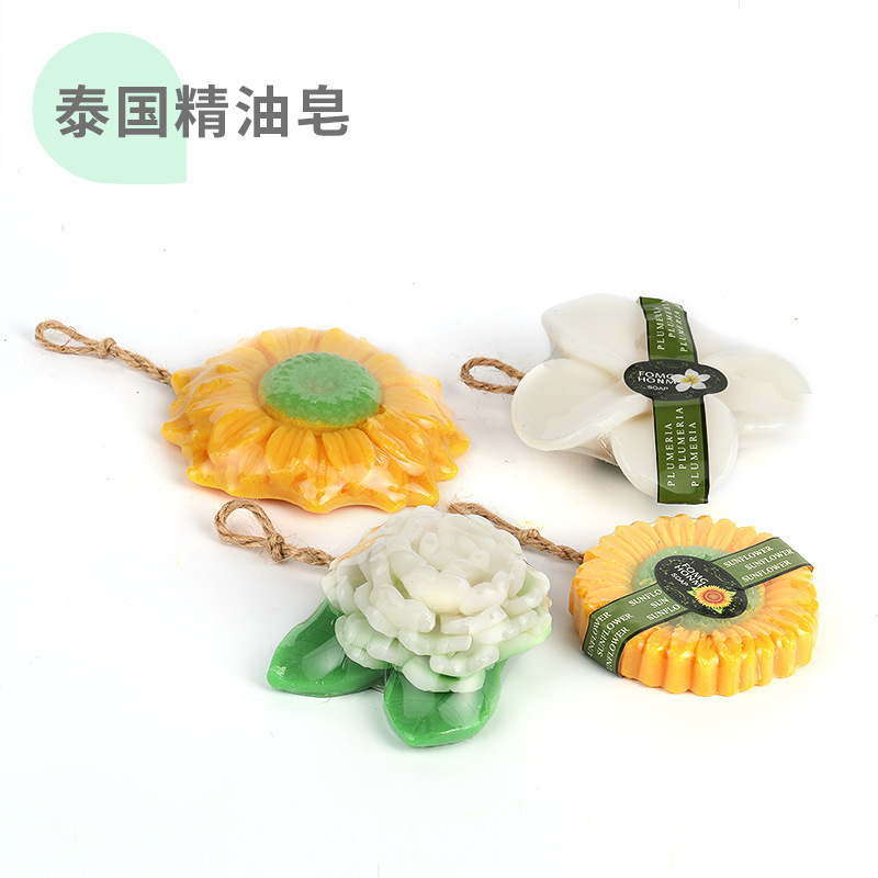 Thailand's Same Handmade Fruit Soap Frangipani Gift Essential Oil Soap Manufacturer Kidsren's Bath Multi-Scented Soap