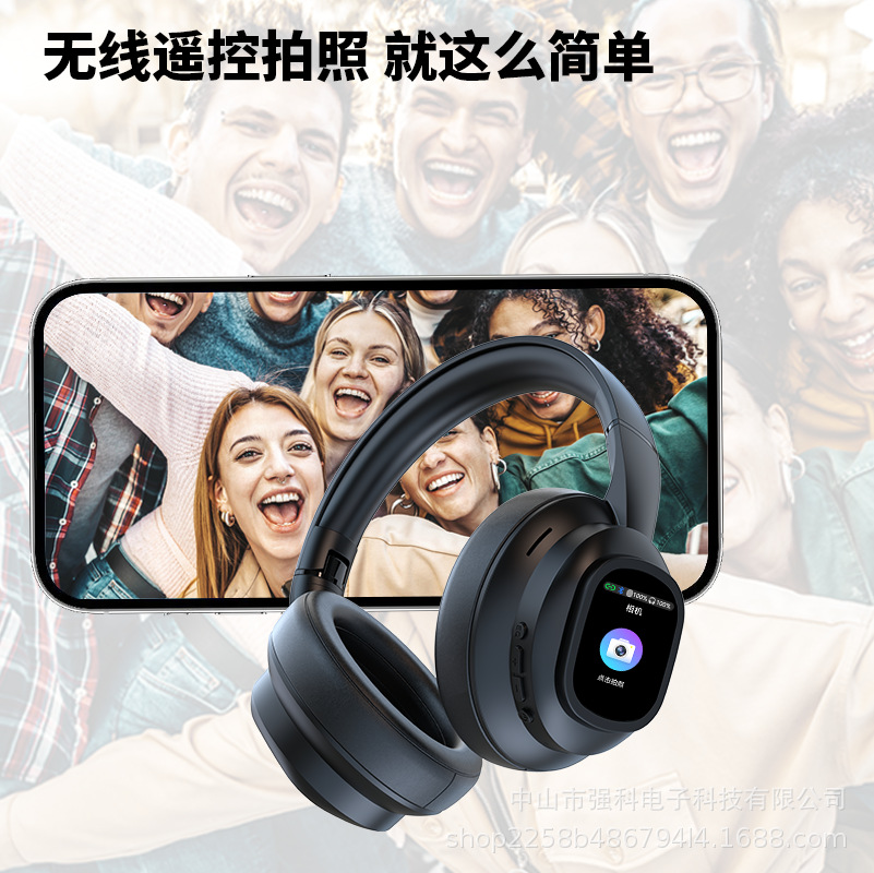 Head-Mounted Smart Translation Headphones Smart Headphones with Display Cross-Border Wireless Bluetooth Head-Mounted Smart Headphones