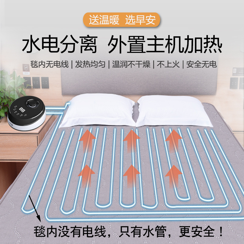 [Only Blanket] Plumbing Blanket Water Circulation Electric Blanket Adjustable Temperature Warming Kang Water Electric Mattress Single Double Blanket