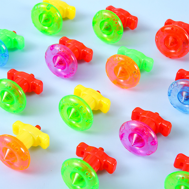 Mini rotating speed gyro creative nostalgic children's small toy torsion gyro ground rotation kindergarten gift wholesale