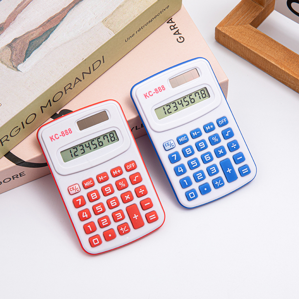 Small mini portable color calculator for primary school students pocket small simple factory direct wholesale