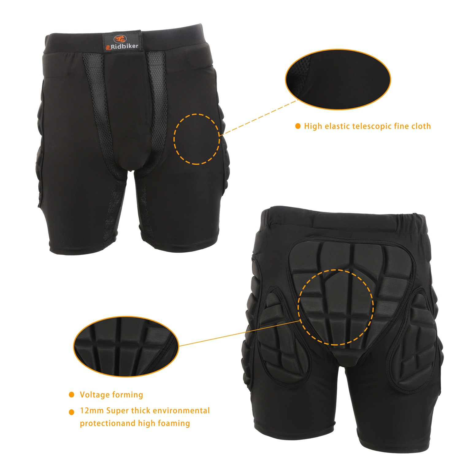 Hip Protection Pants Motorcycle Hip Protection Pants Racing Protective Pants, Ski Anti-fall Pants Outdoor Extreme Sports Protective Equipment