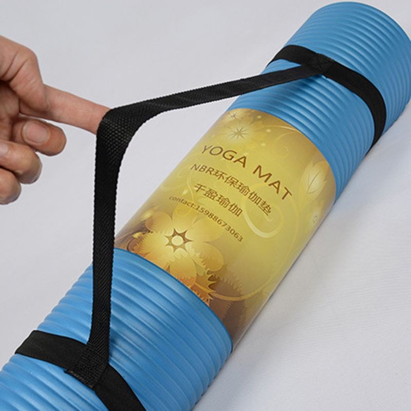 Yoga Mat 8-10MM elastic band binding strap portable shoulder strap yoga column storage convenient and simple