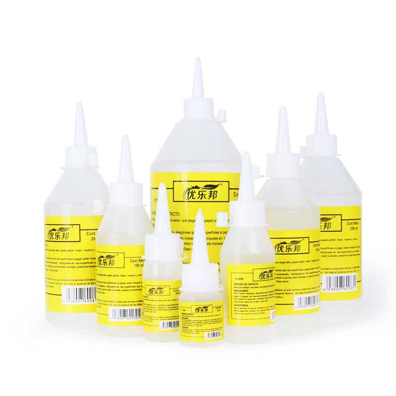 30ml children's diy alcohol glue non-woven cloth transparent handmade alcohol glue hemp rope button painting dried flower making