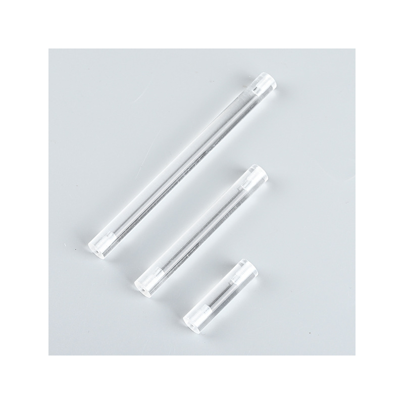 High transparent acrylic round rod plexiglass rod bubble light guide rod large diameter solid crystal column processing