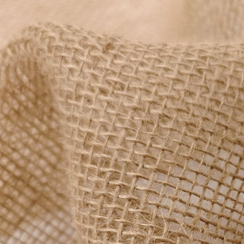 Manufacturer Wholesale Spot Linen Fabric 40506070 Jute Cloth Handbag Burlap Sack Retro Linen Cloth