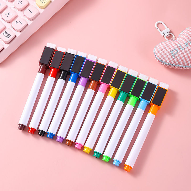 С магнитным стираемым маркером без следов квадратная головка цветной стержень с щеткой