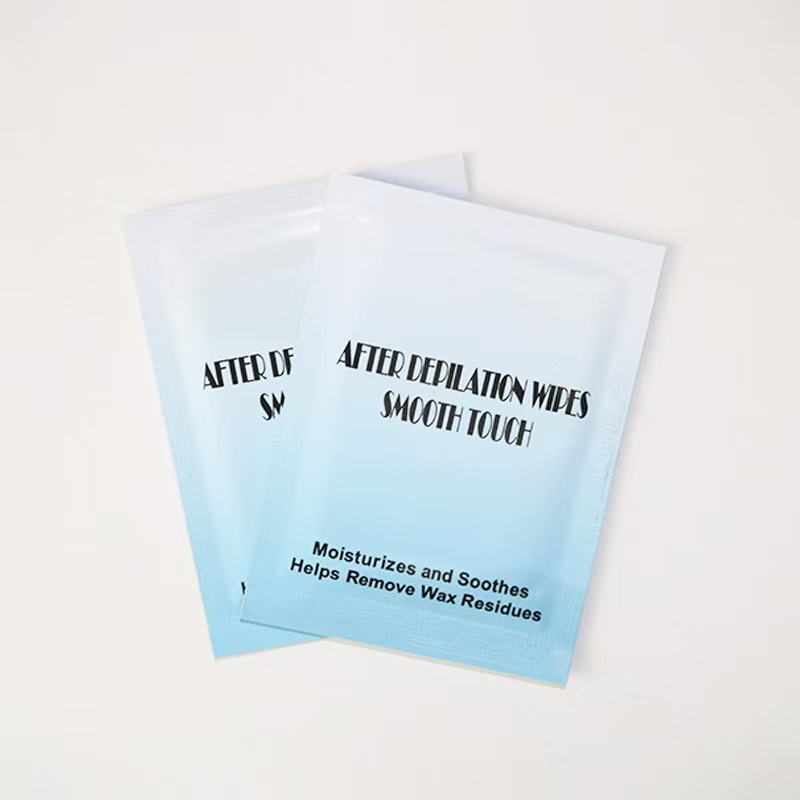 Foreign trade cross-border cleaning wax moisturizing cotton wholesale cleaning wax oil bag wipes tissue wax paper removing residual wax factory wholesale