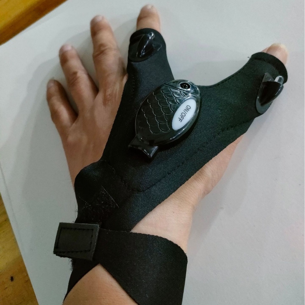 светодиодный фонарик для рыбалки, обслуживания, кемпинга, бега, перчатки с половинными пальцами для ночной рыбалки, ночные перчатки для бега с подсветкой