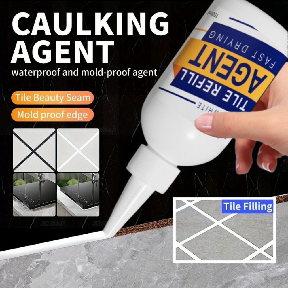 Doeyvose Cross-Border Popular 150ml Tile Grout Waterproof and Mildew-Proof Tile Grout Indoor and Outdoor Universal Type