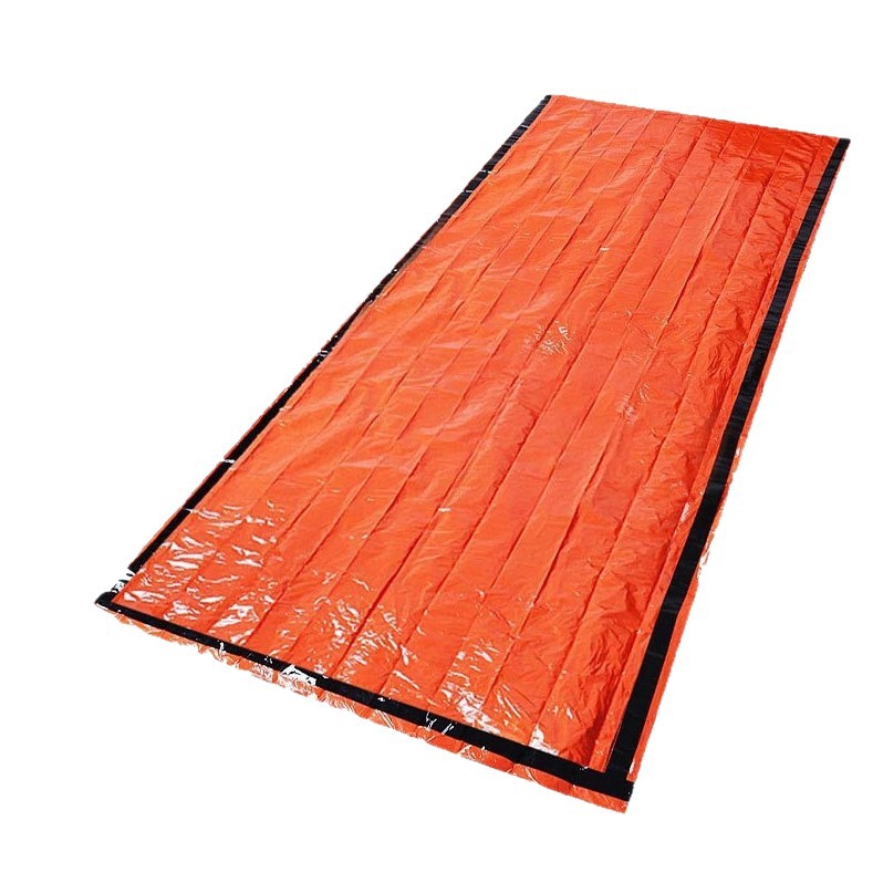 Outdoor Envelope-Type Emergency Sleeping Bag, Travel Multi-Functional Pe Aluminum Film Emergency Sleeping Bag, Thermal Insulation Sleeping Bag, Cold-Proof Blanket