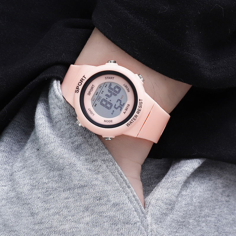 Manufacturers Wholesale Electronic Watches for Boys and Girls, Children's Electronic Watches, Multi-Functional Waterproof Alarm Clocks, High-Looking College-Style Electronic Watches